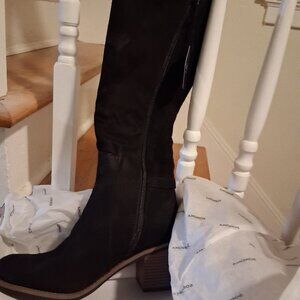 Sonoma Goods for Life Schnauzer Women's Boots, Black Color, Size 7.5 M